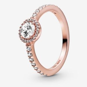14k rose gold pandora ring